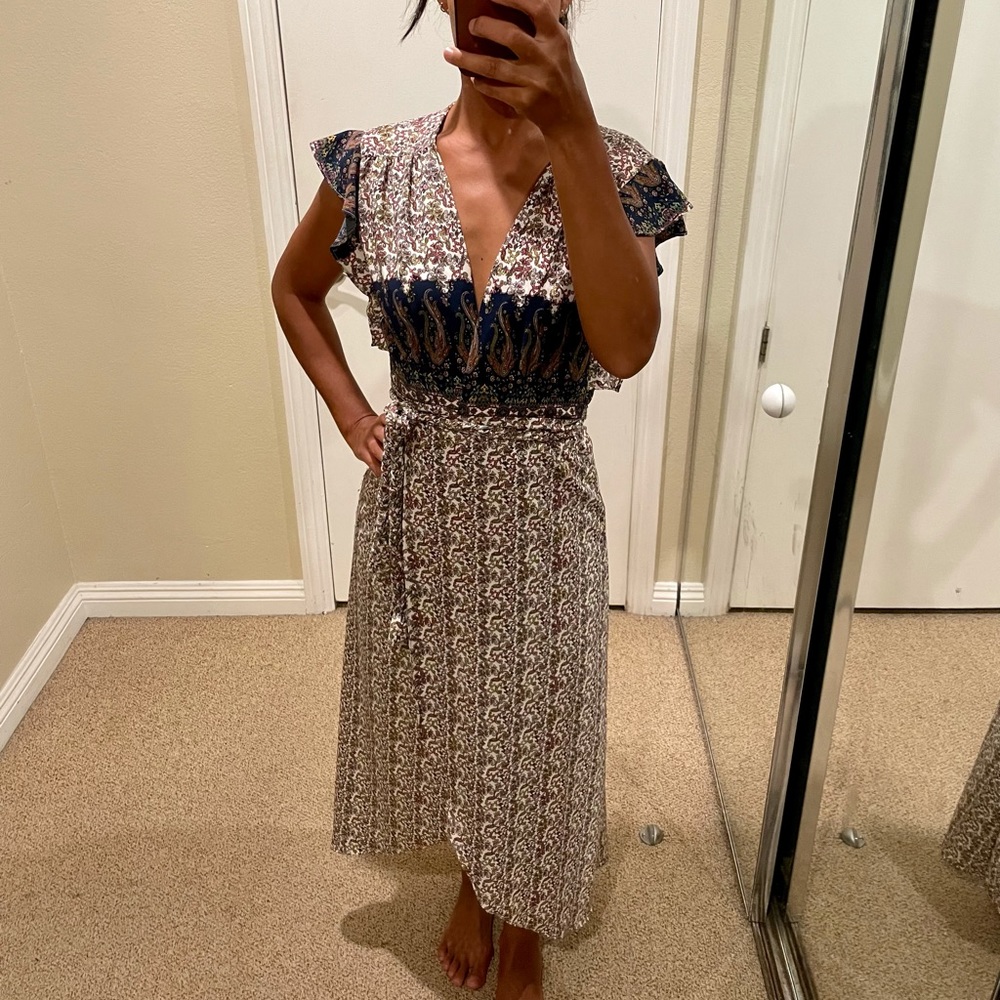 MISA LOS ANGELES Wrap Dress, sz S
